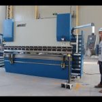 CE 2 tengelyes CNC présfék 130Tx3200 E200 NC vezérlőrendszer NC présfék gép