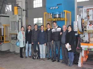 Peru küldöttsége meglátogatta gyárunkat és megvásárolta a gépeket